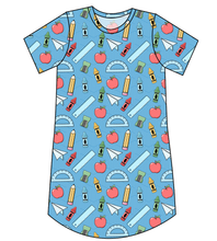 Load image into Gallery viewer, Rad School Supplies Ladies&#39; T-Shirt Dress