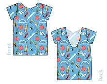 Load image into Gallery viewer, Rad School Supplies Low Back Ballerina Tee