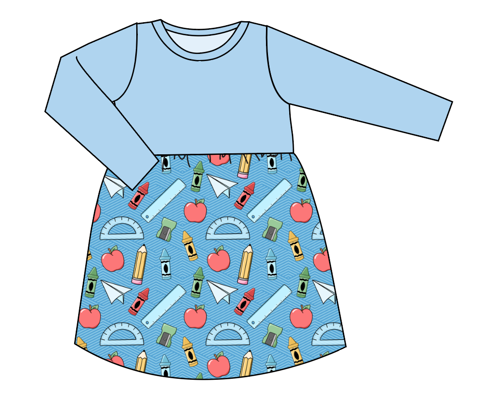 Rad School Supplies Play Dress
