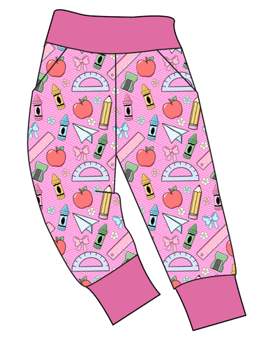 Cupcake School Supplies Basic Joggers And Jogger Shorts