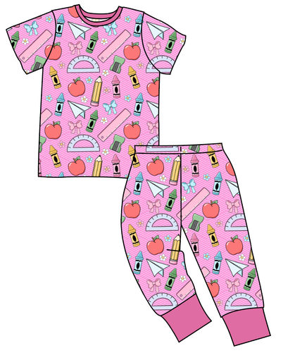 Cupcake School Supplies Basic Loungewear Set