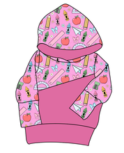 Load image into Gallery viewer, Cupcake School Supplies Grow With Me Hoodie (or Crewneck)
