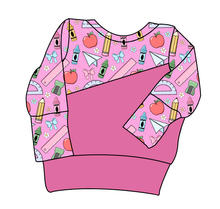 Load image into Gallery viewer, Cupcake School Supplies Grow With Me Hoodie (or Crewneck)