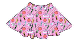 Cupcake School Supplies Ladies' Circle Skirt
