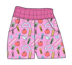 Cupcake School Supplies Ladies' Joggers and Jogger Shorts