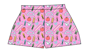 Cupcake School Supplies Ladies' Lounge Shorts