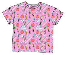 Load image into Gallery viewer, Cupcake School Supplies Ladies&#39; Oversized Tee