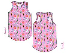 Load image into Gallery viewer, Cupcake School Supplies Ladies&#39; Summer Tank