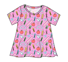Load image into Gallery viewer, Cupcake School Supplies Ladies&#39; Swing Tee