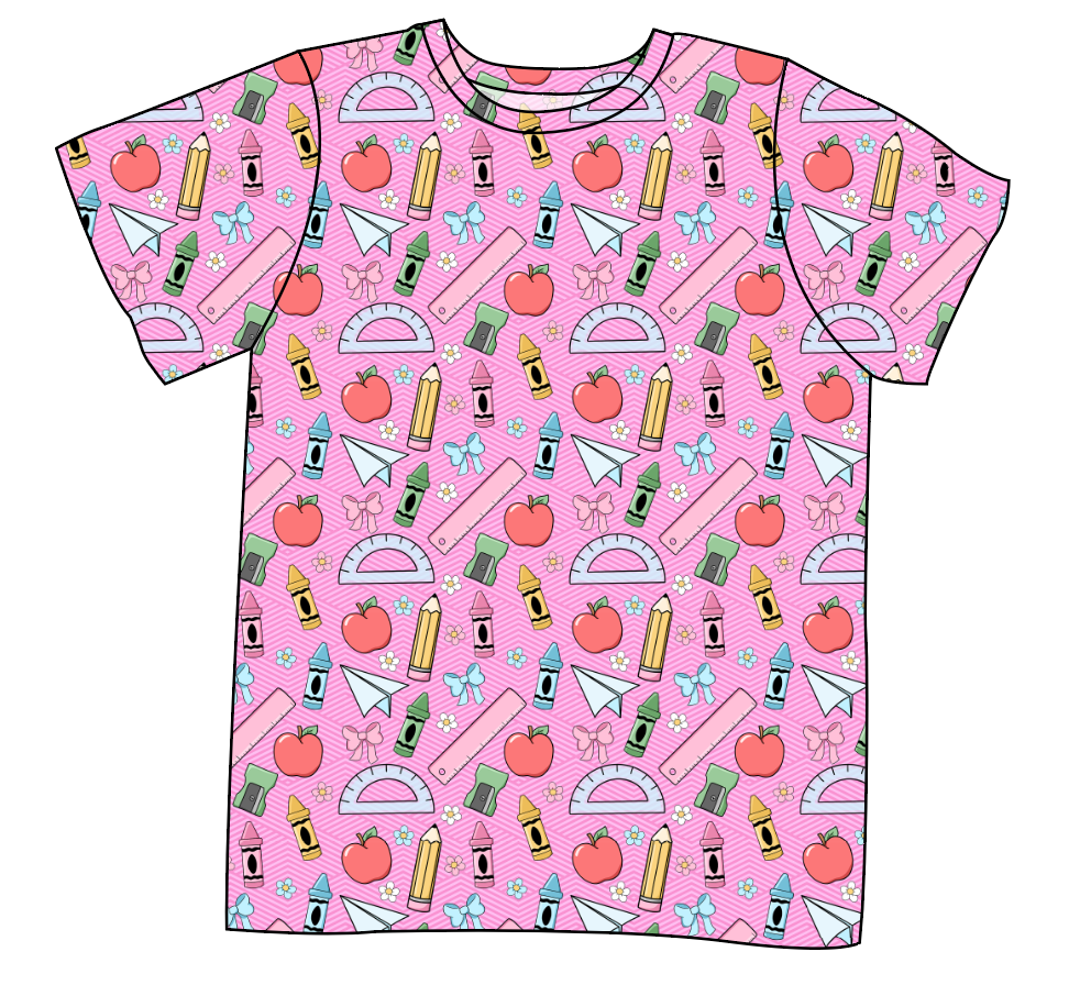 Cupcake School Supplies Mens' Tee