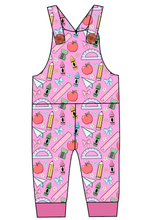 Load image into Gallery viewer, Cupcake School Supplies Overalls and Shortalls
