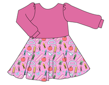 Load image into Gallery viewer, Cupcake School Supplies Prairie Dress