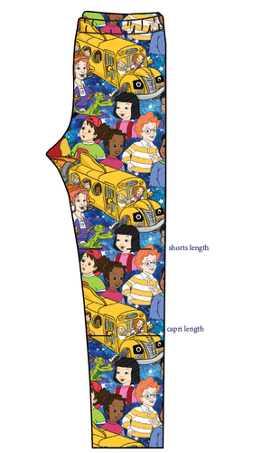 School Bus Adventures Basic Leggings