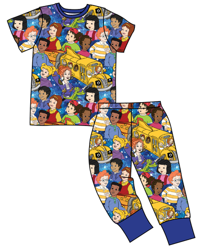 School Bus Adventures Basic Loungewear Set