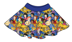 School Bus Adventures Circle Skirt