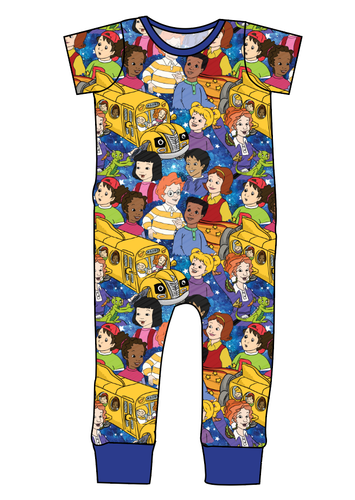 School Bus Adventures Emmett Pants And Shorts T-Shirt Romper