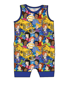 School Bus Adventures Emmett Pants And Shorts T-Shirt Romper