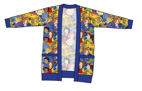 School Bus Adventures Ladies' Grandpa Cardigan
