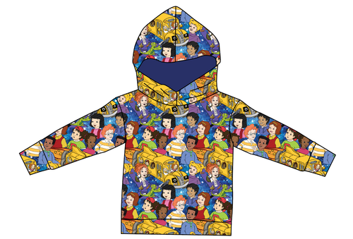 School Bus Adventures Ladies Oversized Hoodie