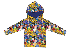 School Bus Adventures Ladies Oversized Hoodie
