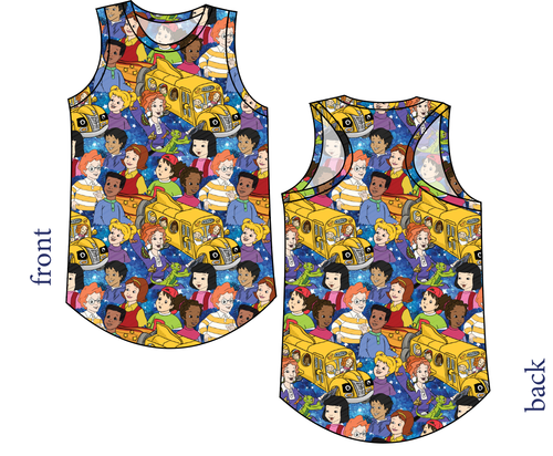 School Bus Adventures Ladies' Summer Tank