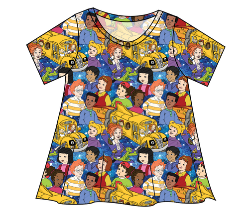 School Bus Adventures Ladies' Swing Tee