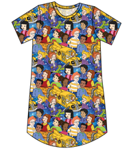 Load image into Gallery viewer, School Bus Adventures Ladies&#39; T-Shirt Dress