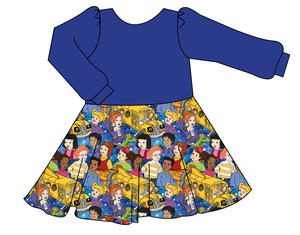 School Bus Adventures Prairie Dress