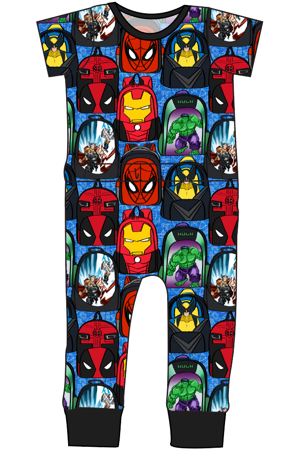 Super Academy Bennett Pants and Shorts Length T-Shirt Romper