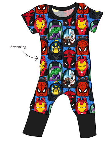 Super Academy Grow With Me Pants And Shorts Romper