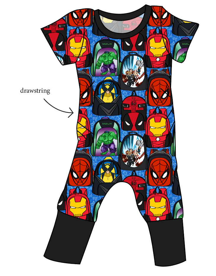 Super Academy Grow With Me Pants And Shorts Romper