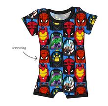 Load image into Gallery viewer, Super Academy Grow With Me Pants And Shorts Romper