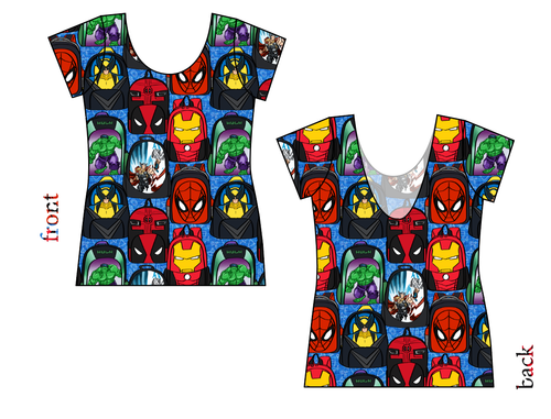 Super Academy Ladies' Low Back Ballerina Tee