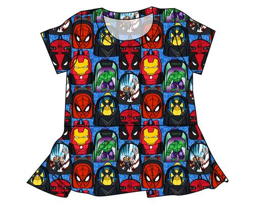 Super Academy Ladies' Peplum Top