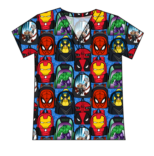 Super Academy Ladies' Slouchy V-Neck Tee