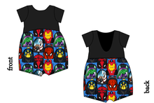 Load image into Gallery viewer, Super Academy Low Back Romper and Bubble Romper