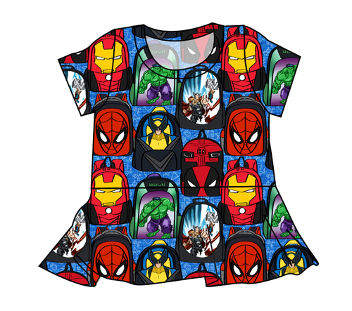 Super Academy Peplum Top