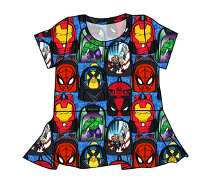 Super Academy Peplum Top