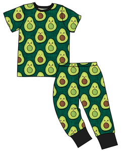 Adorable Avocados Basic Loungewear Set