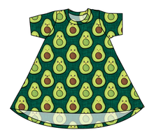 Load image into Gallery viewer, Adorable Avocados Basic T-Shirt Dress