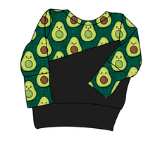 Load image into Gallery viewer, Adorable Avocados Grow With Me Hoodie (or Crewneck)