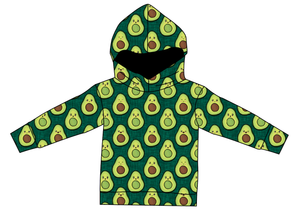 Adorable Avocados Ladies Oversized Hoodie