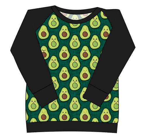 Adorable Avocados Ladies' Classic Crewneck