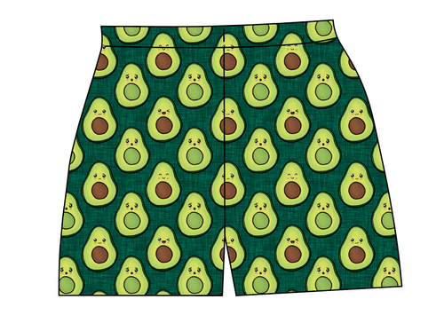 Adorable Avocados Ladies' Lounge Shorts
