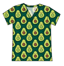 Load image into Gallery viewer, Adorable Avocados Ladies&#39; Slouchy V-Neck Tee