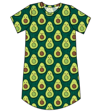 Load image into Gallery viewer, Adorable Avocados Ladies&#39; T-Shirt Dress