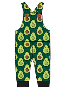 Adorable Avocados Overalls and Shortalls