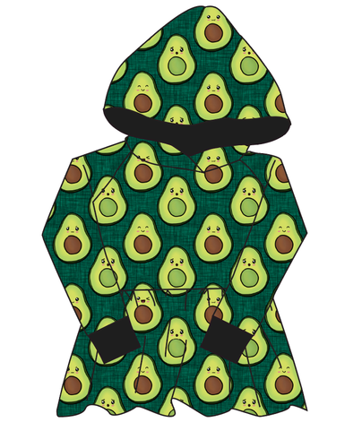 Adorable Avocados Peplum Hoodie (or Crewneck)