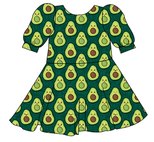 Adorable Avocados Prairie Dress