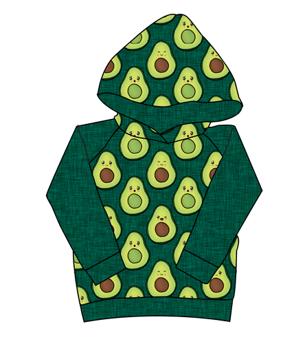 Adorable Avocados Classic Hoodie (or Crewneck)